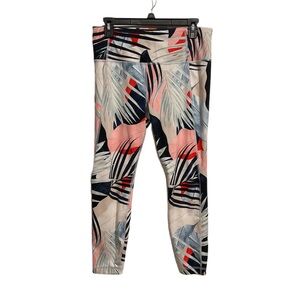 Athleta Tropical Palm Print Leggings in Pink, Navy, Black, Cream